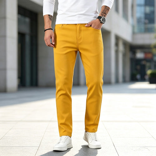 Herren Bequeme und stylische Chino-Hosen Drune