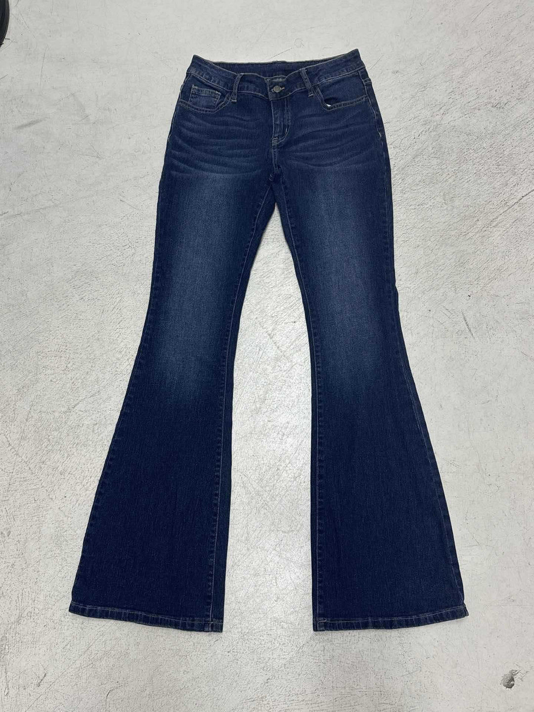 Damen Flared Jeans mit hohem Bund und klassischen Denim-Effekten Drune