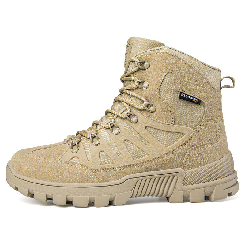 Damen robuste Wanderstiefel mit griffiger Profilsohle Drune