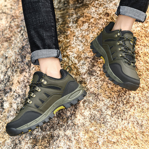 Damen Robuster Trekking‑Halbschuh mit verstärkter Zehenkappe, gepolstertem Schaft und griffiger Mehrzonen‑Trailsohle Drune
