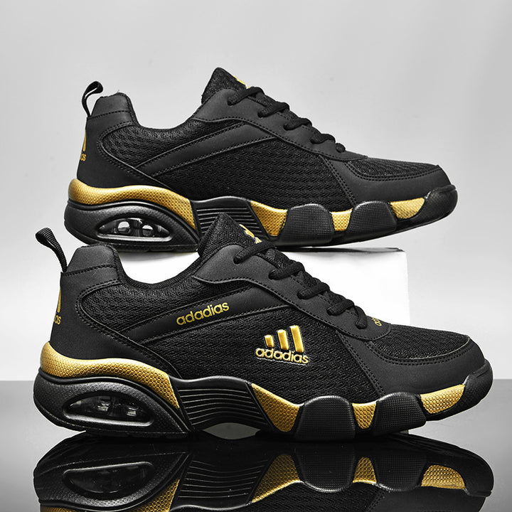 Herren Fashion-Sneaker im Retro-Chunky-Design mit Luftkissen-Ferse und atmungsaktivem Mesh Drune