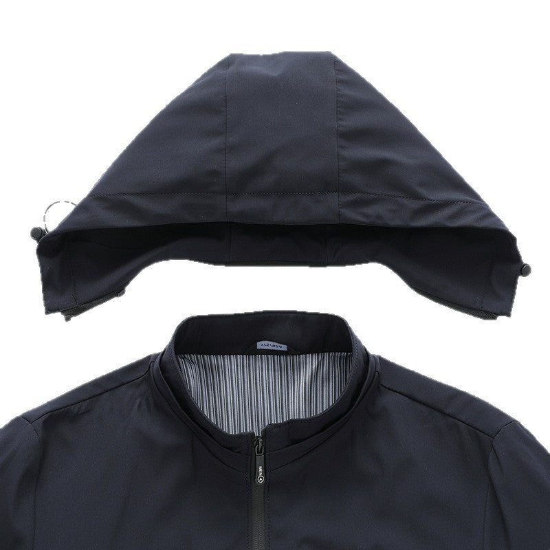 Herren Funktionsjacke mit isolierter Kapuze und atmungsaktiver Innenauskleidung Drune