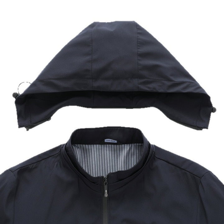 Herren Funktionsjacke mit isolierter Kapuze und atmungsaktiver Innenauskleidung Drune