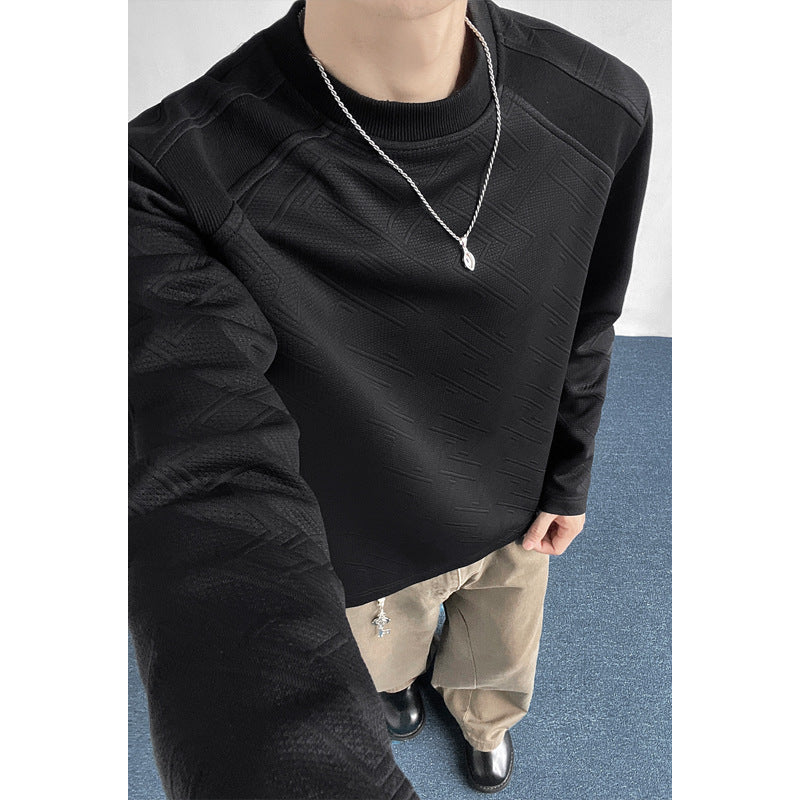 Herren Sportlicher Raglan-Pullover Drune