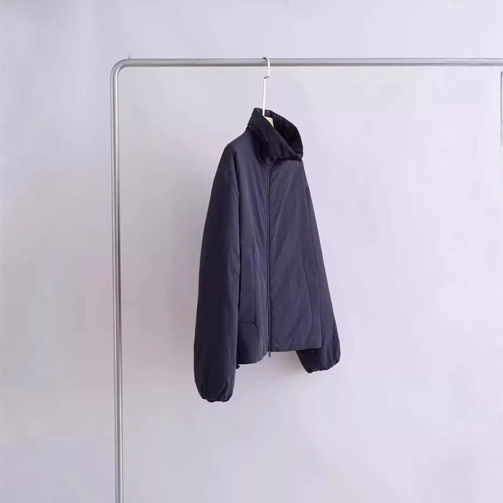 Damen Übergangsjacke mit hohem Kragen und seitlichen Taschen Drune