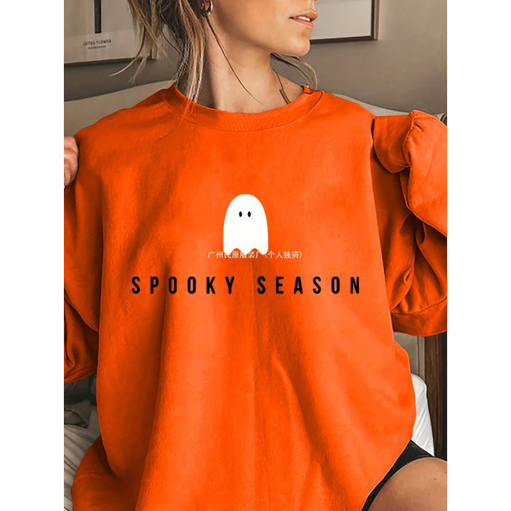 Unisex nan kuscheliges Baumwoll-Sweatshirt mit niedlichem Bären-Print und Rundhalsausschnitt Drune