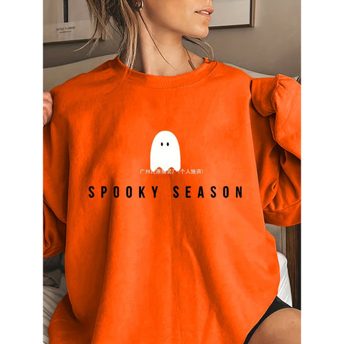 Unisex nan kuscheliges Baumwoll-Sweatshirt mit niedlichem Bären-Print und Rundhalsausschnitt Drune