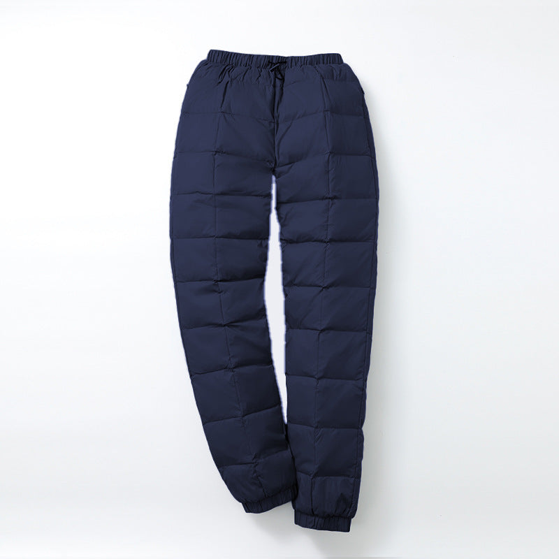 Herren Gepolsterte Thermohose mit Karosteppung und elastischem Saum Drune