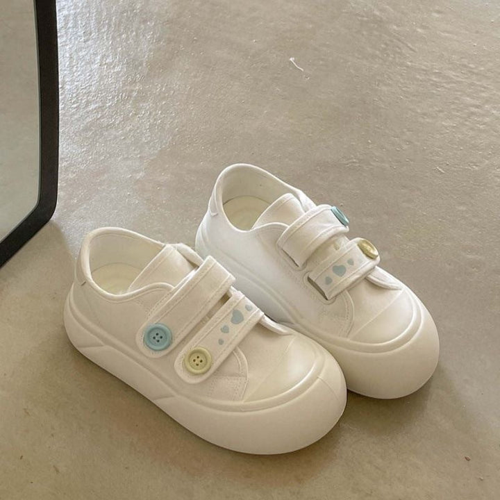 Damen Sneakers mit farbigen Knopf-Details und flexiblem Design Drune