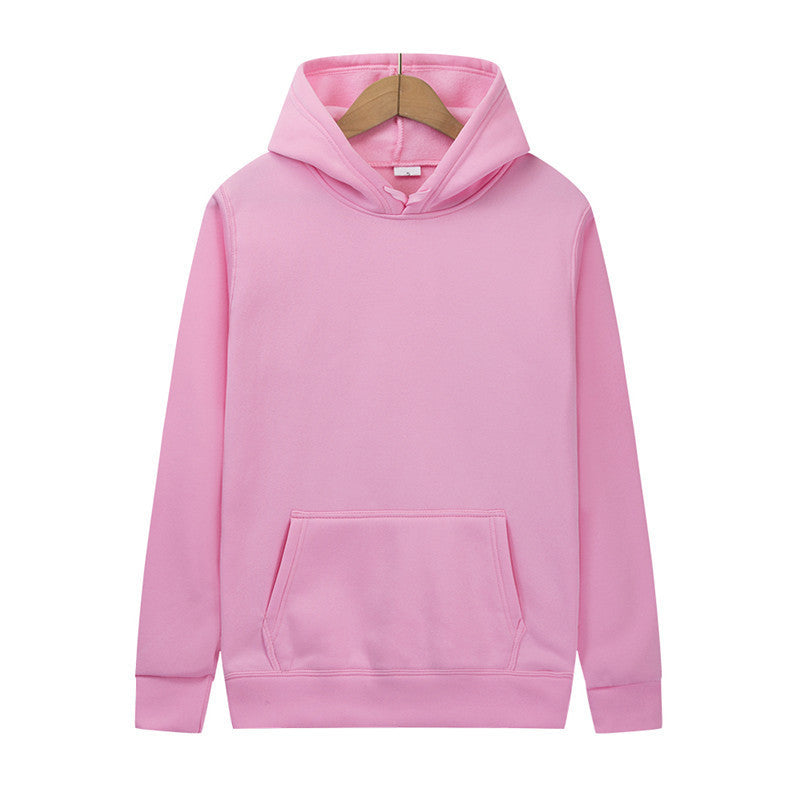 Unisex minimalistischer Kapuzenpullover ohne Reißverschluss mit innen angerautem French-Terry und integrierter Kängurutasche Drune