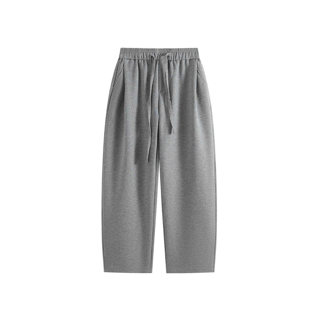 Damen Weite Jogginghose aus Baumwollmischung mit elastischem Kordelbund Drune