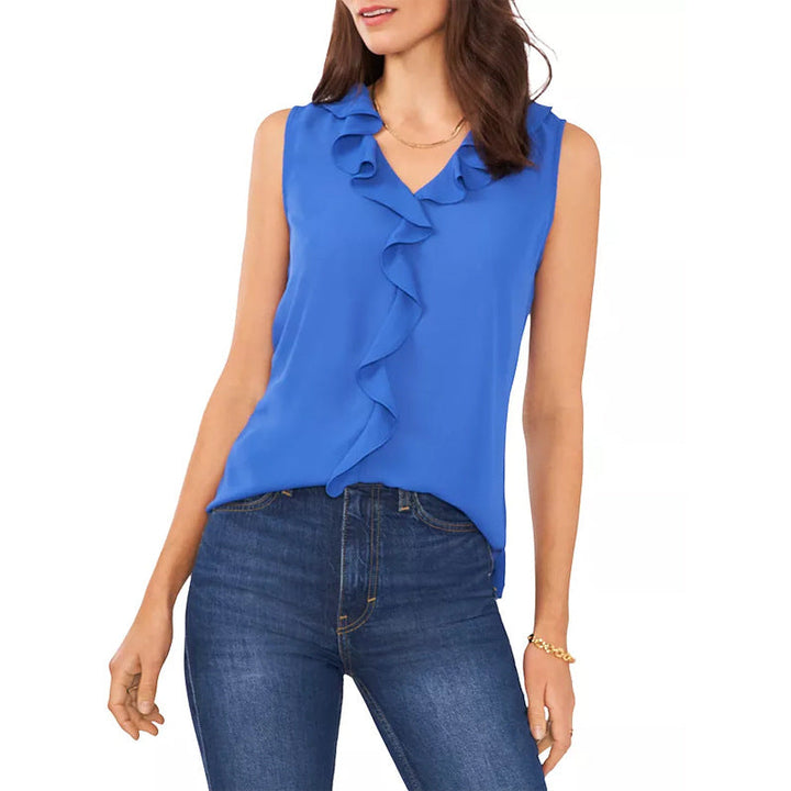 Damen Bluse mit Rüschendetails Drune