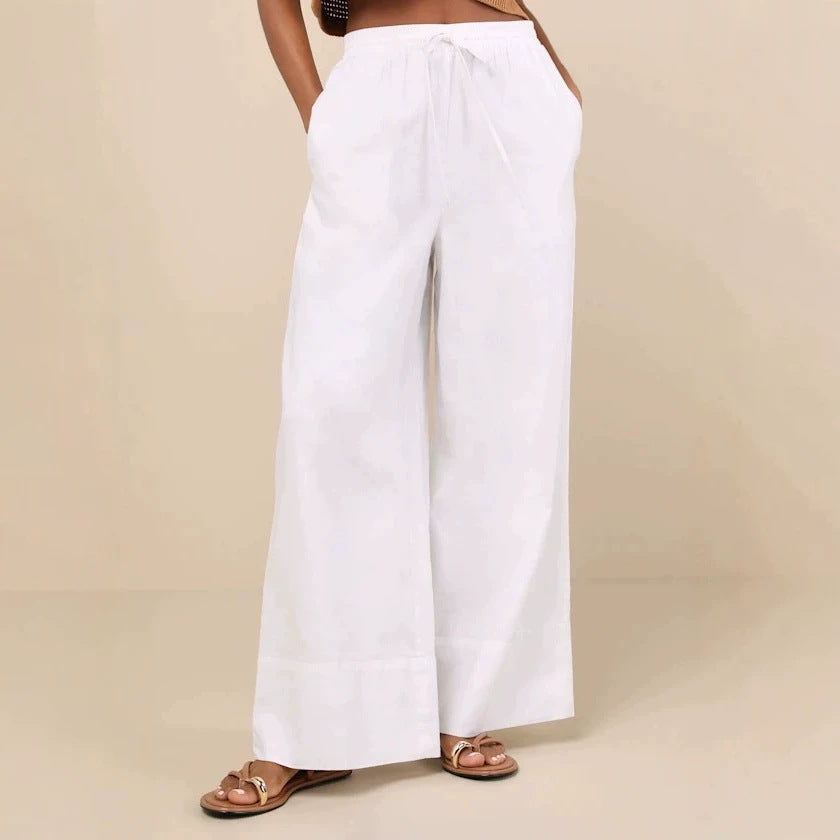 Damen Luftige und bequeme Leinenhose Drune