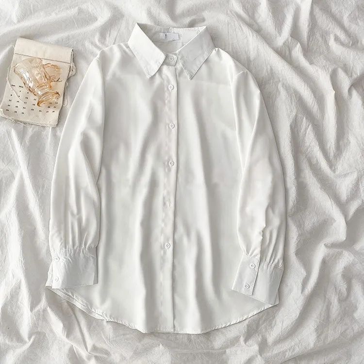 Damen elegante Bluse mit voluminösen Ärmeln Drune