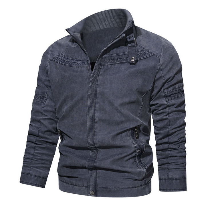 Herren Modische Übergangsjacke mit Steppdetails Drune