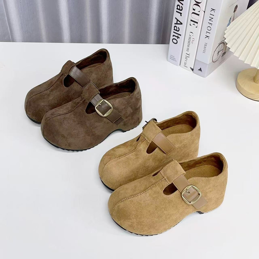 Damen Komfortable und elegante Clogs mit Schnallen-Detail Drune