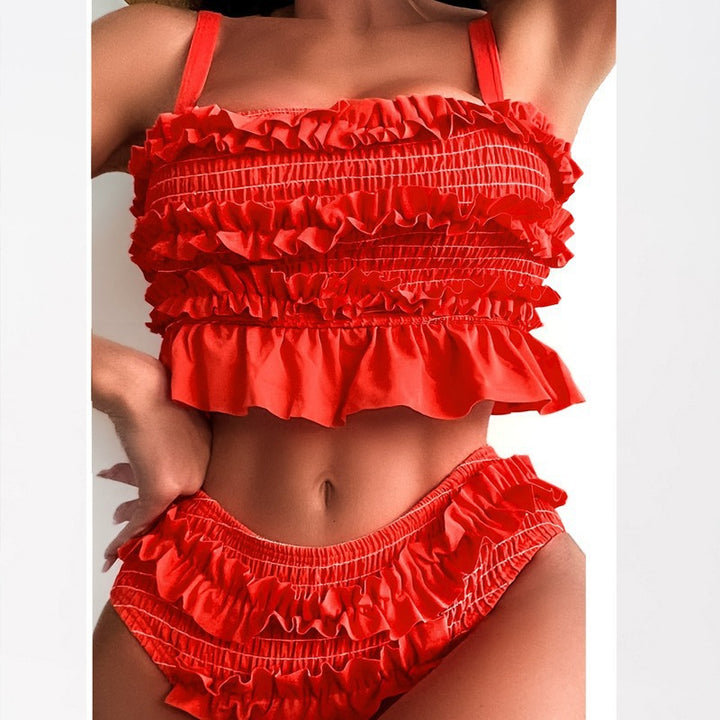 Damen Raffiniertes Bustier-Oberteil Drune