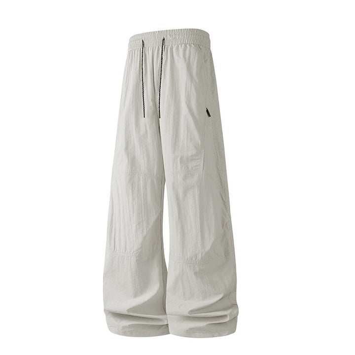 Herren Weite Baggy‑Hose mit Tunnelzugbund und Paneel‑Konstruktion Drune