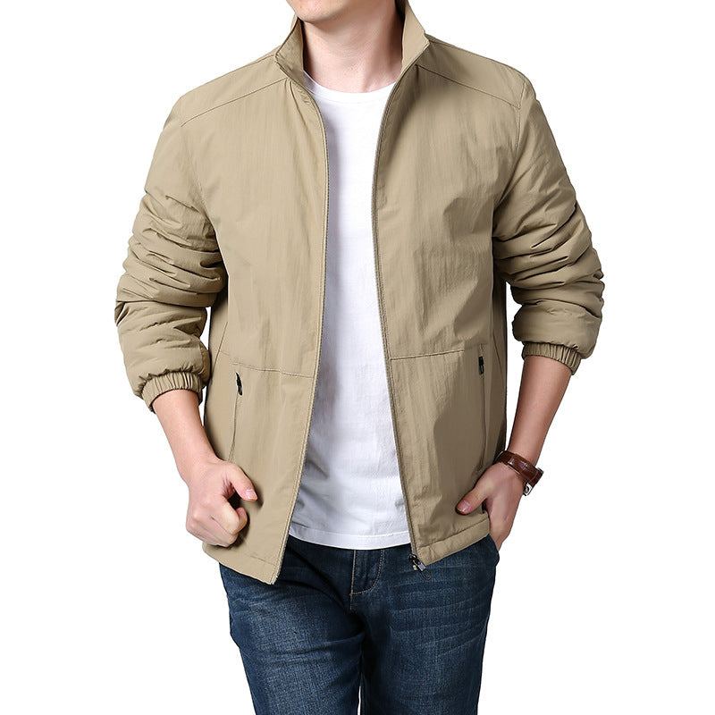 Herren Leichte Übergangsjacke mit elastischen Bündchen Drune