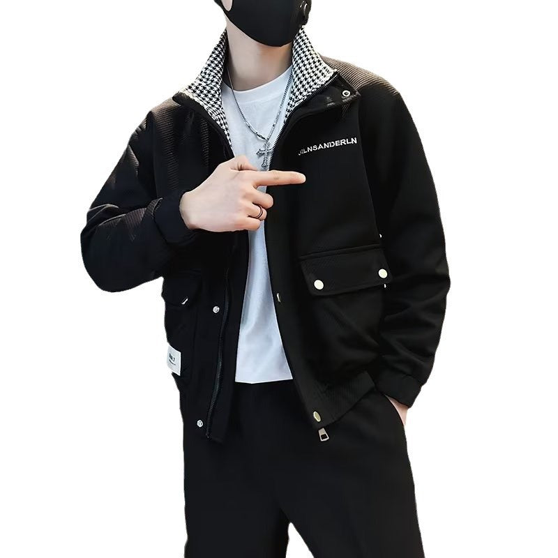 Herren lässige Utility-Jacke mit innovativen Details und praktischem Design Drune