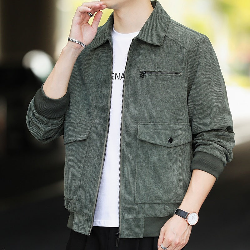 Herren Moderne Utilityjacke mit praktischen Taschen Drune