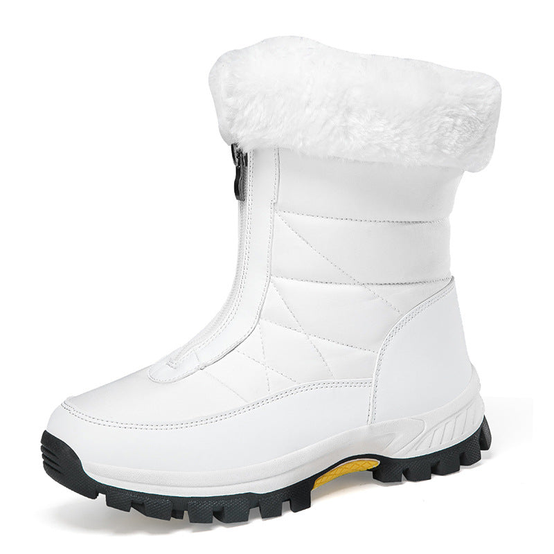 Damen thermoisolierte Winterstiefel mit wasserdichter Außensohle und bequemem Futter Drune