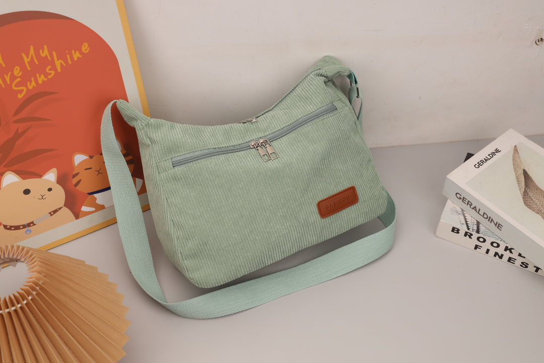 Damen Umhängetasche im eleganten Kordel-Design Drune