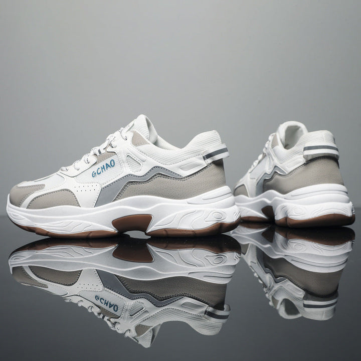 Damen Sportliche Sneakers mit gepolsterter Sohle und atmungsaktiver Oberkante Drune