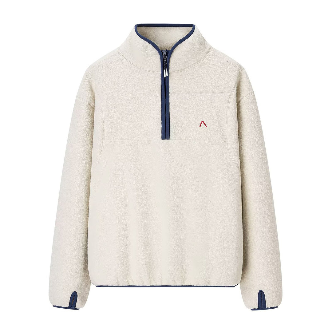 Damen Fleece-Pullover mit hoher Kragenlösung und praktischen Reißverschlussdetails Drune