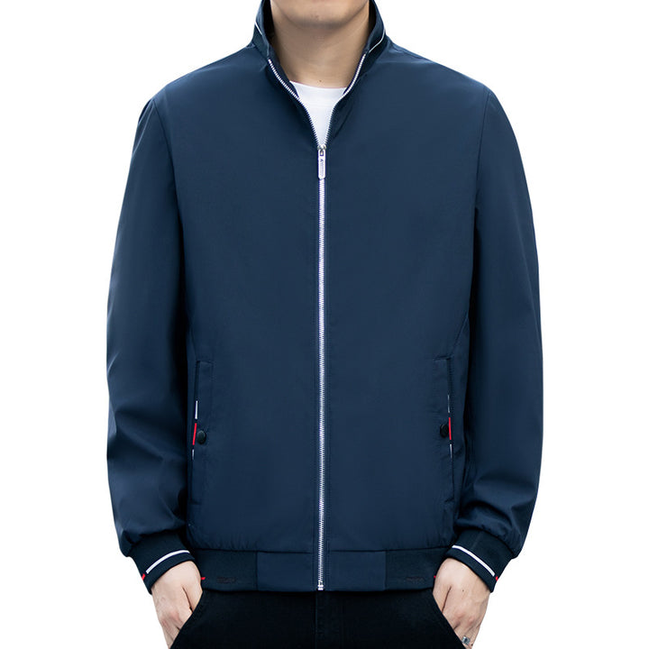 Herren Sportliche Übergangsjacke mit hochwertigem Stehkragen Drune