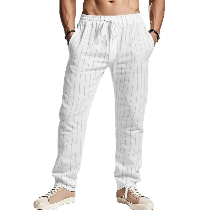 Herren komfortable Freizeithose mit gestreiftem Design Drune