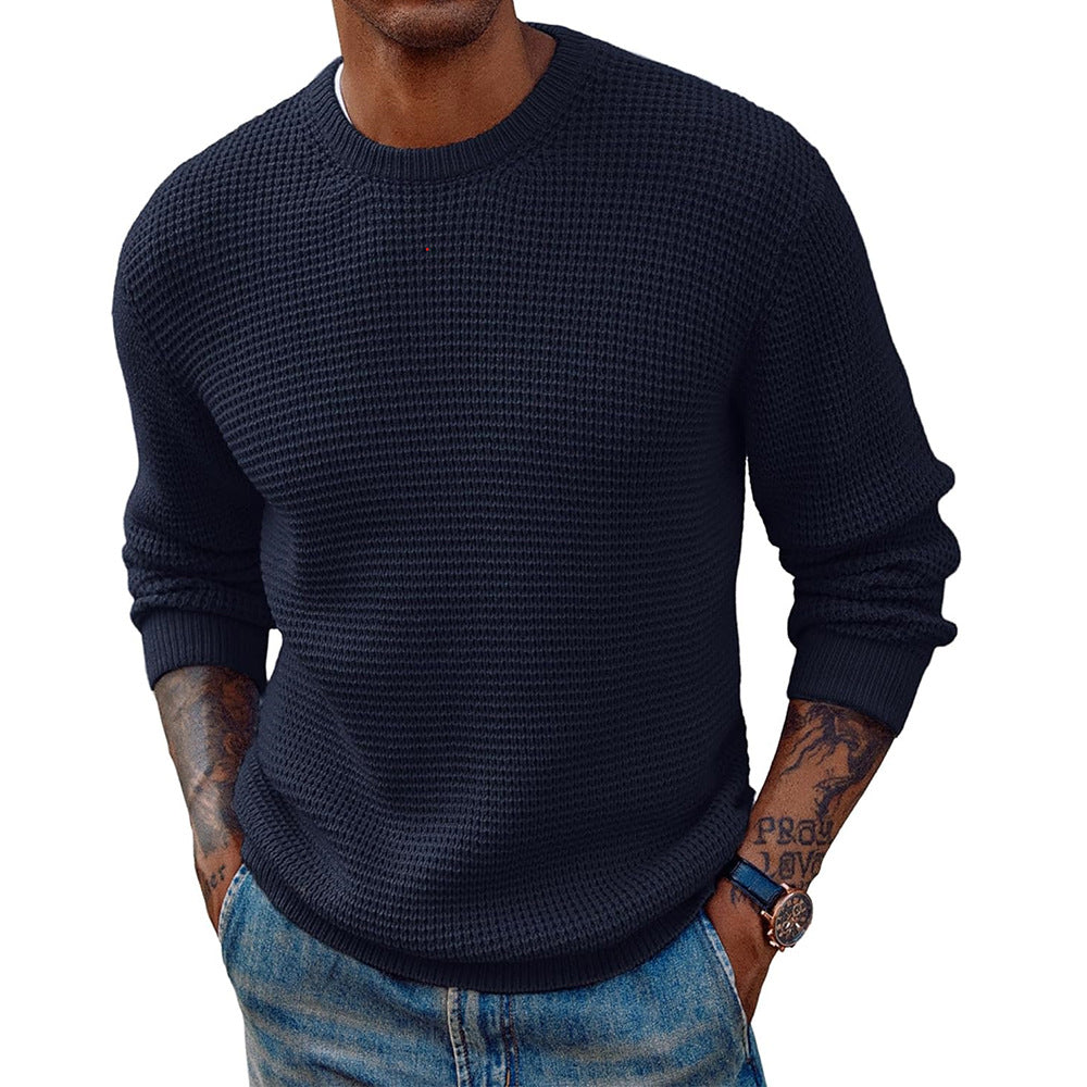 Herren Strukturierter Pullover Drune
