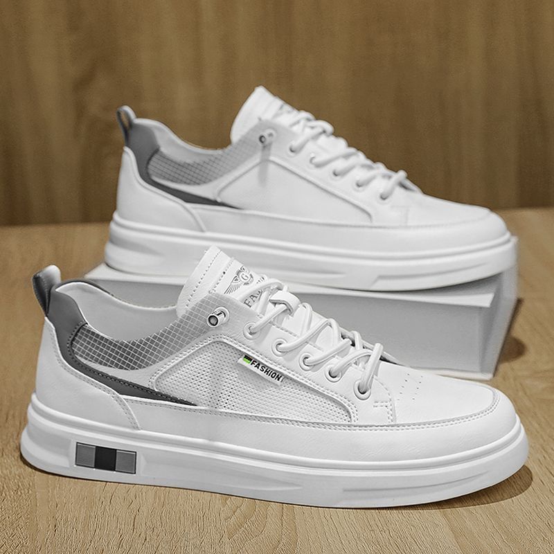 Damen Modische Sneakers mit atmungsaktiven Mesh-Einsätzen und stoßdämpfender Sohle Drune