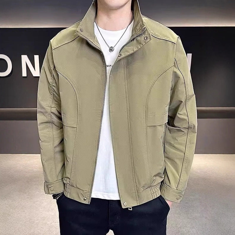 Herren Freizeitjacke mit hohem Kragen Drune