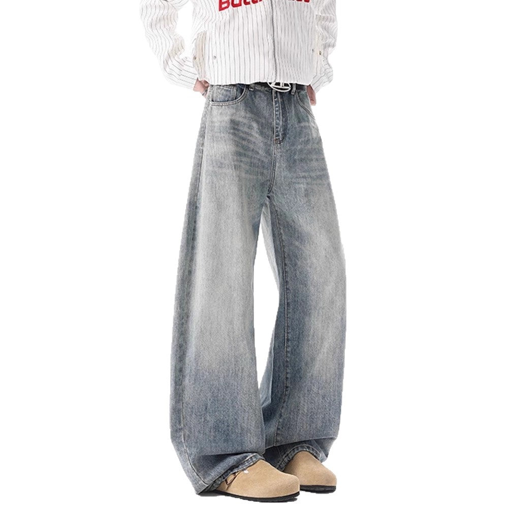 Damen Weitgeschnittene Jeans im Vintage-Stil Drune