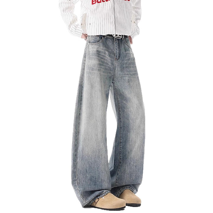 Damen Weitgeschnittene Jeans im Vintage-Stil Drune