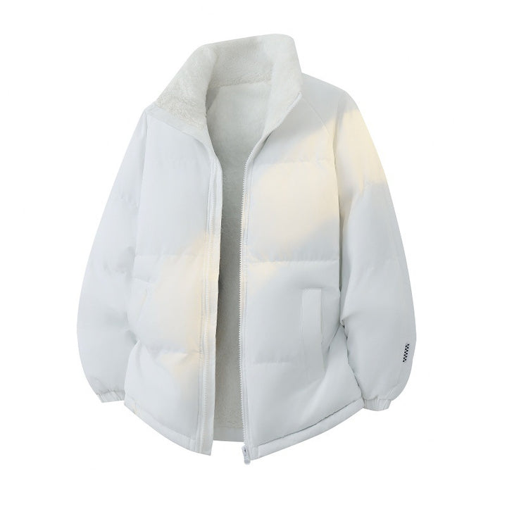 Damen Stilvolle Steppjacke mit Teddyfutter Drune