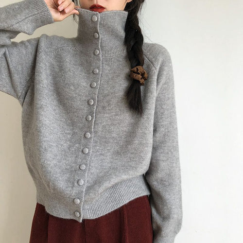 Damen modischer Strickpullover Drune