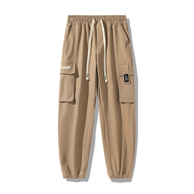 Herren Urbaner Utility-Jogger mit Oversize-Cargotaschen, Kordelzug und elastischen Knöcheln Drune