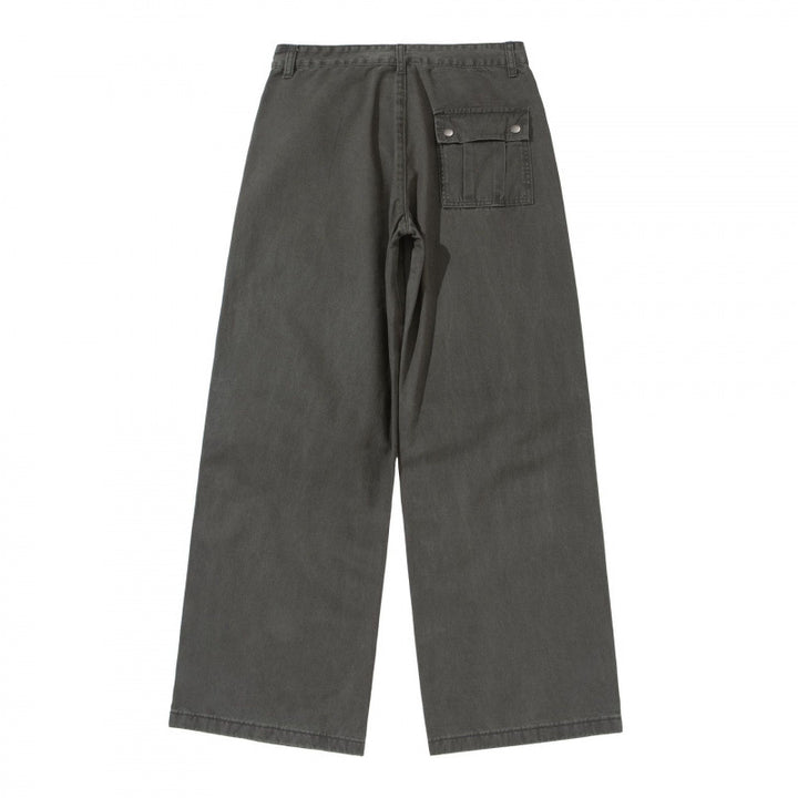 Damen Weite Utility-Hose aus robustem Canvas mit verstärkten Knie-Paneelen Drune