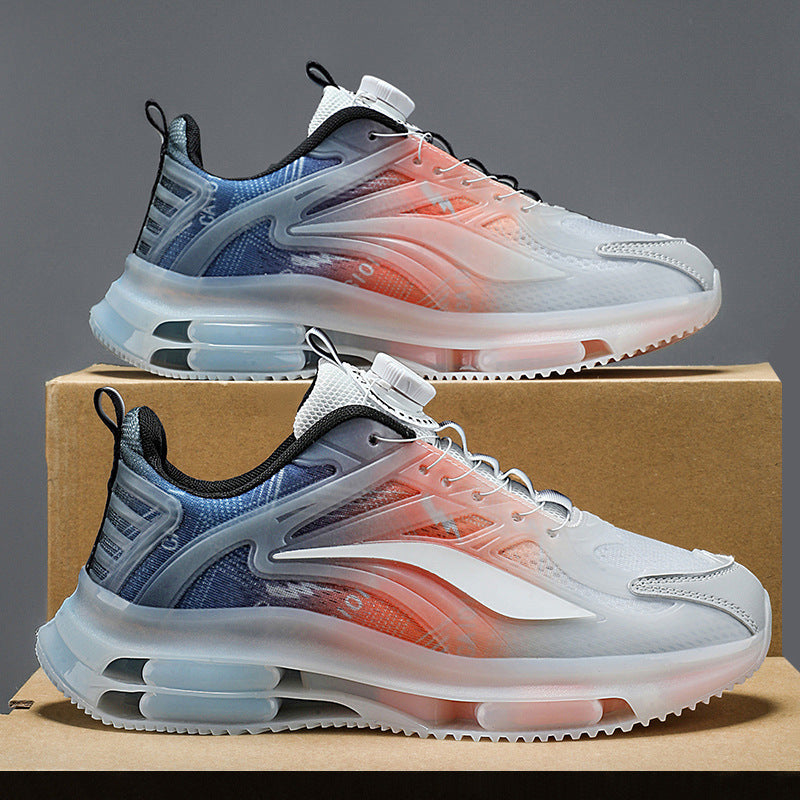 Unisex luftgepolsterte Hybrid-Sneaker mit transluzenter Hohlkammer-Zwischensohle und Drehverschluss Drune