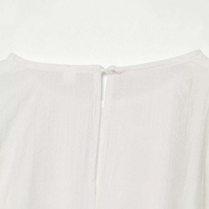 Damen Oversize-Bluse mit Ballonärmeln, Rundhalsausschnitt und weicher Viskosequalität Drune