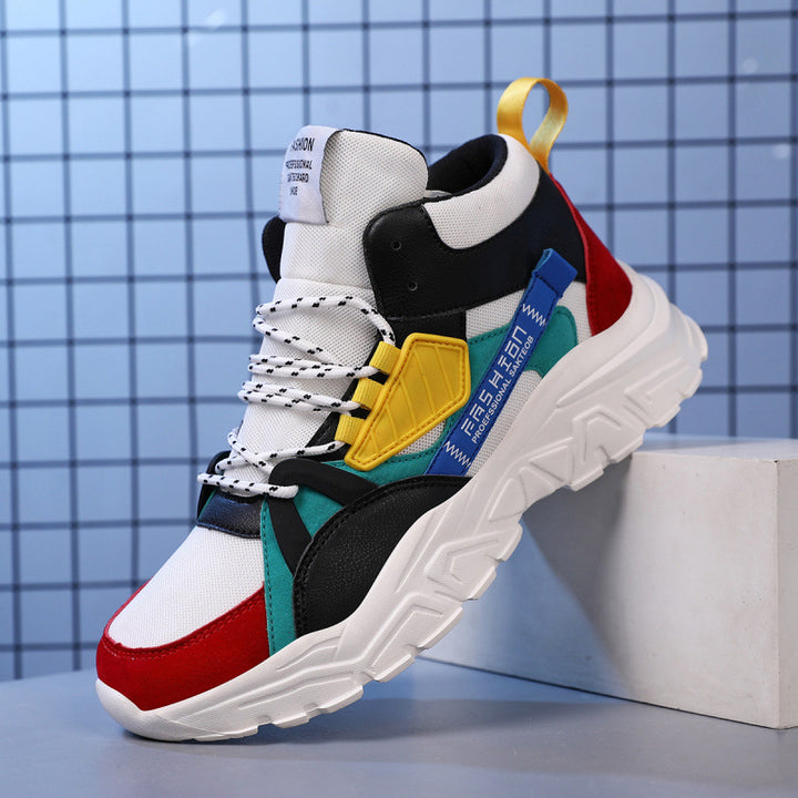 Unisex Knöchelhoher Plateau-Sneaker mit technischer Multi-Lagen-Sohle Drune
