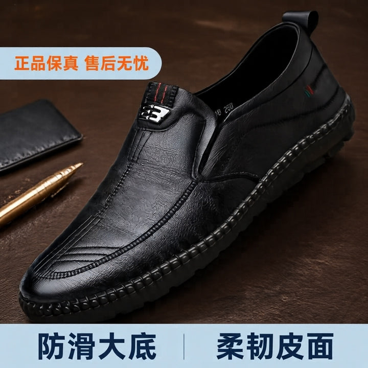 Herren Bequeme Slip-On Lederschuhe Drune 1788175441