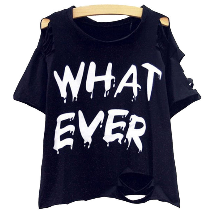 Damen Trendiges Oversized T-Shirt mit raffinierten Cut-Out-Ärmeln Drune