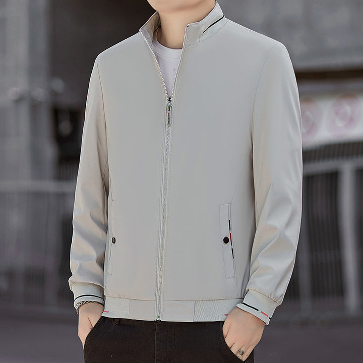 Herren Sportliche Übergangsjacke mit hochwertigem Stehkragen Drune