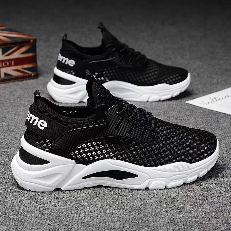 Damen Sportliche Lauf-Sneaker mit atmungsaktivem Mesh-Obermaterial und dämpfender Sohle Drune