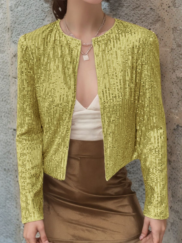 Damen Paillettenjacke im modernen Schnitt Drune