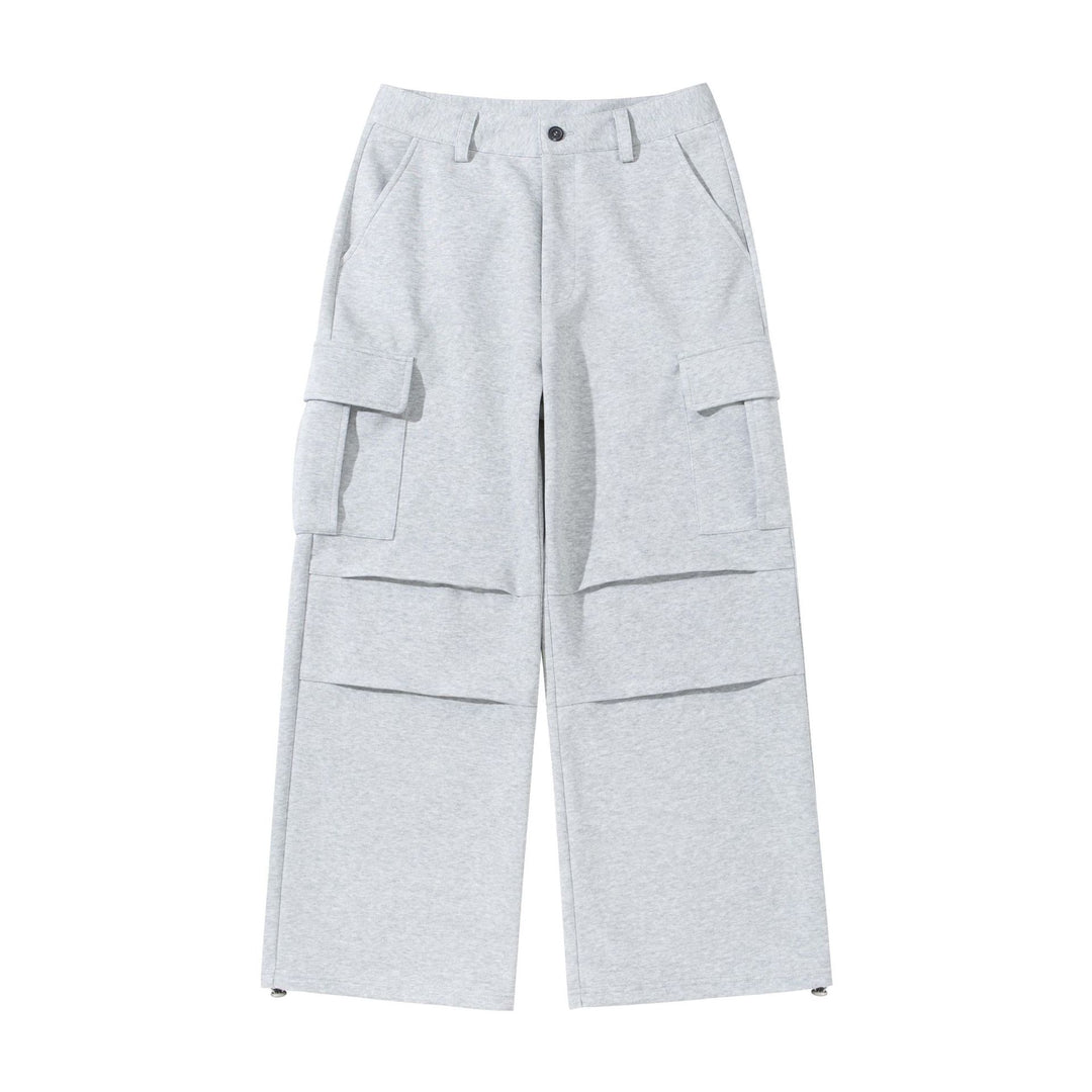 Damen Cargo-Loungehose mit weitem Bein, Klappentaschen und Tunnelzugsaum Drune