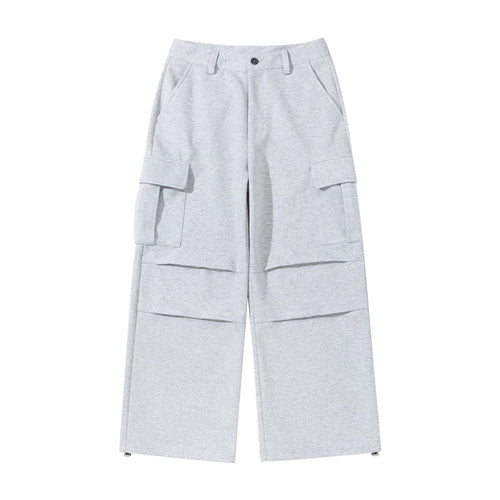 Damen Cargo-Loungehose mit weitem Bein, Klappentaschen und Tunnelzugsaum Drune